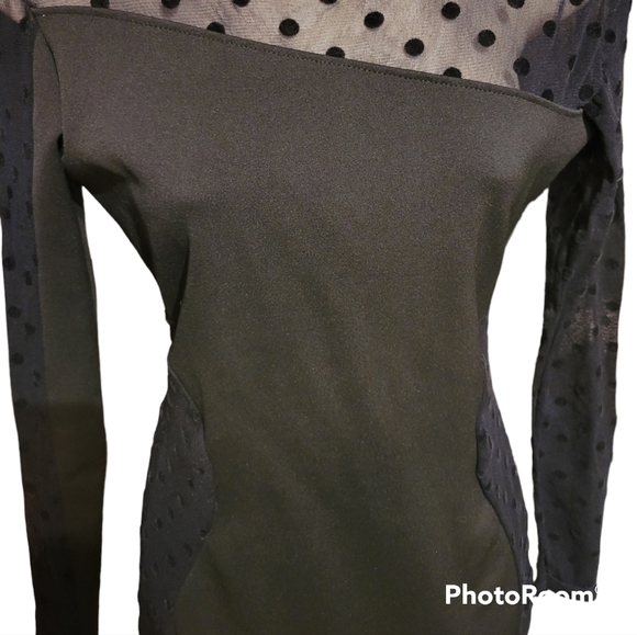 Suzy Shier S Dress Mini  Party Black, Upper Half Lace - Picture 4 of 15